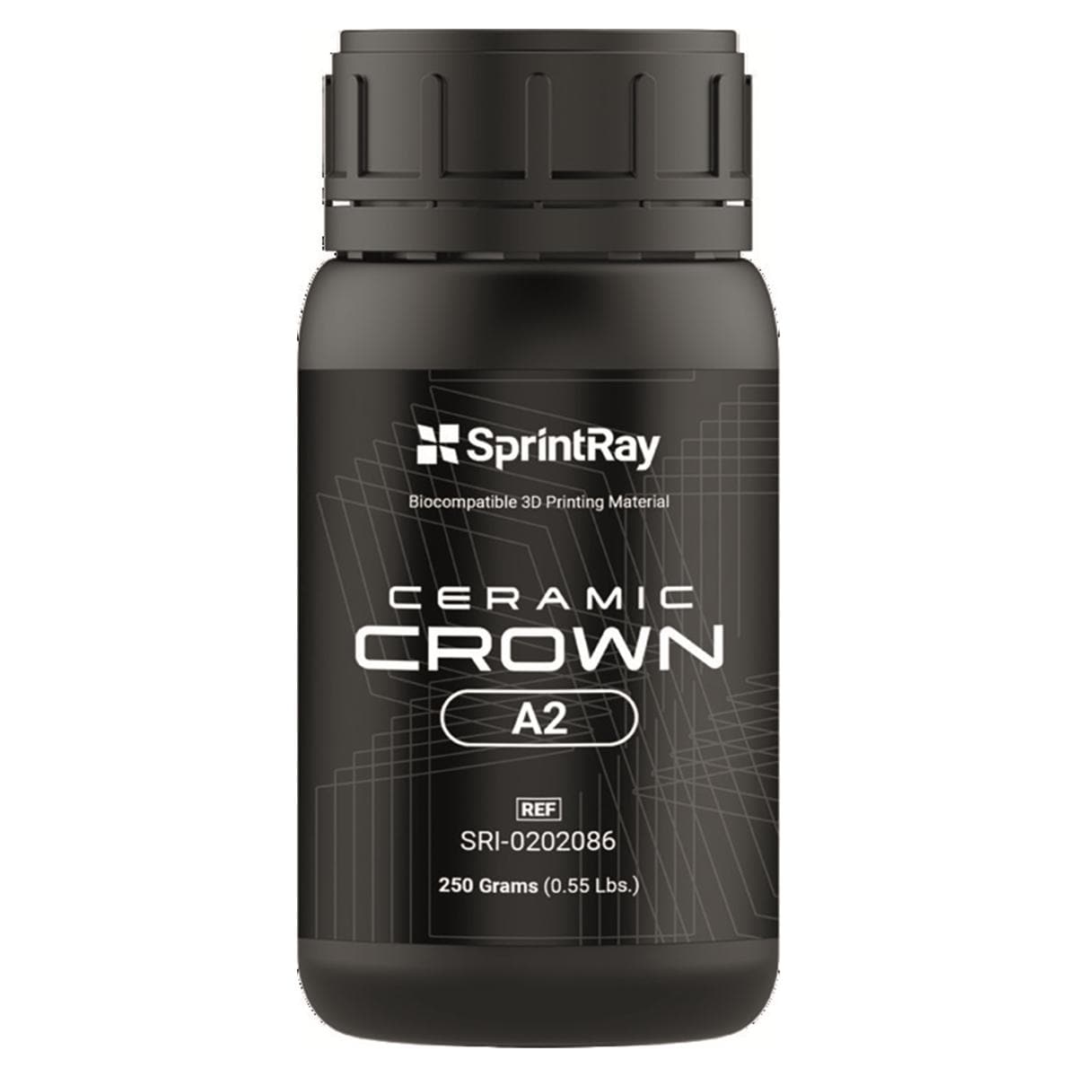 Bouteille rsine SprintRay Ceramic Crown - 250 g - A1