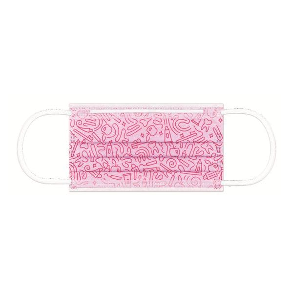Masque Monoart lilas type IIR Graffiti - boite de 50 - Euronda