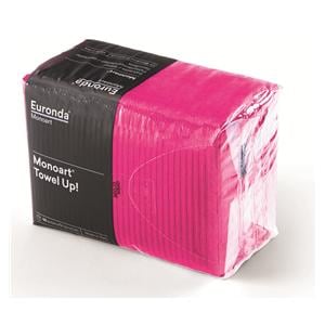 Serviettes Towel up Fushia - lot de 10x 50 - EURONDA