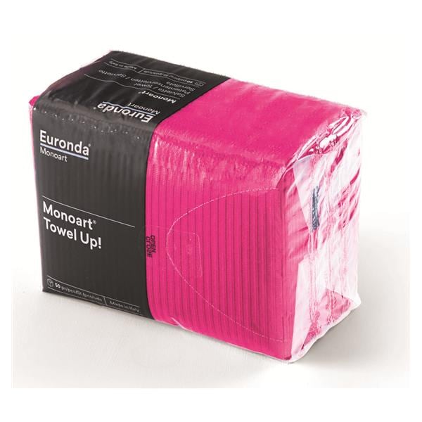Serviettes Towel up Fushia - lot de 10x 50 - EURONDA