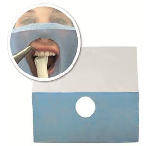 SafeDrape champs de protection faciale bleu rutilisable - lot de 12 - Medicom