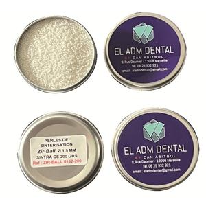 Perles de Frittage - 1,5mm - 200g - Zir-Ball 0152-200 - ADM