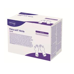 Gants Nitrile - Peha-Soft - St�riles - Hartmann - XL - Bo�te de 50