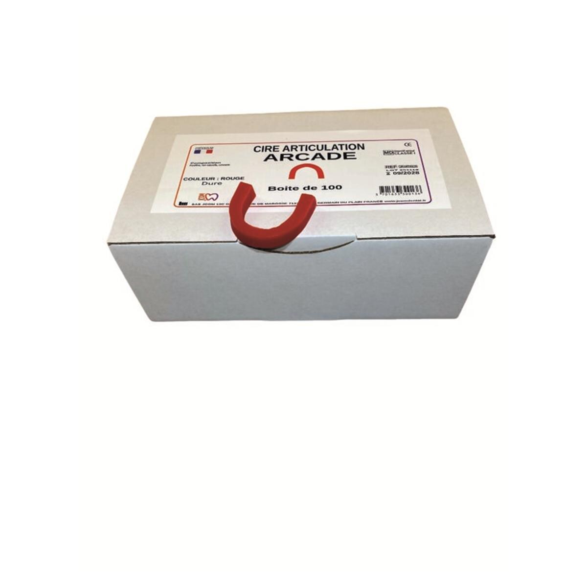 Cire Fer � Cheval - Rouge - Dure - 100 pi�ces - JCOM