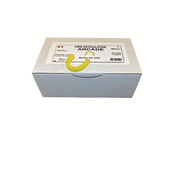 Cire Fer  Cheval - Jaune - Moyenne - 100 pices - JCOM