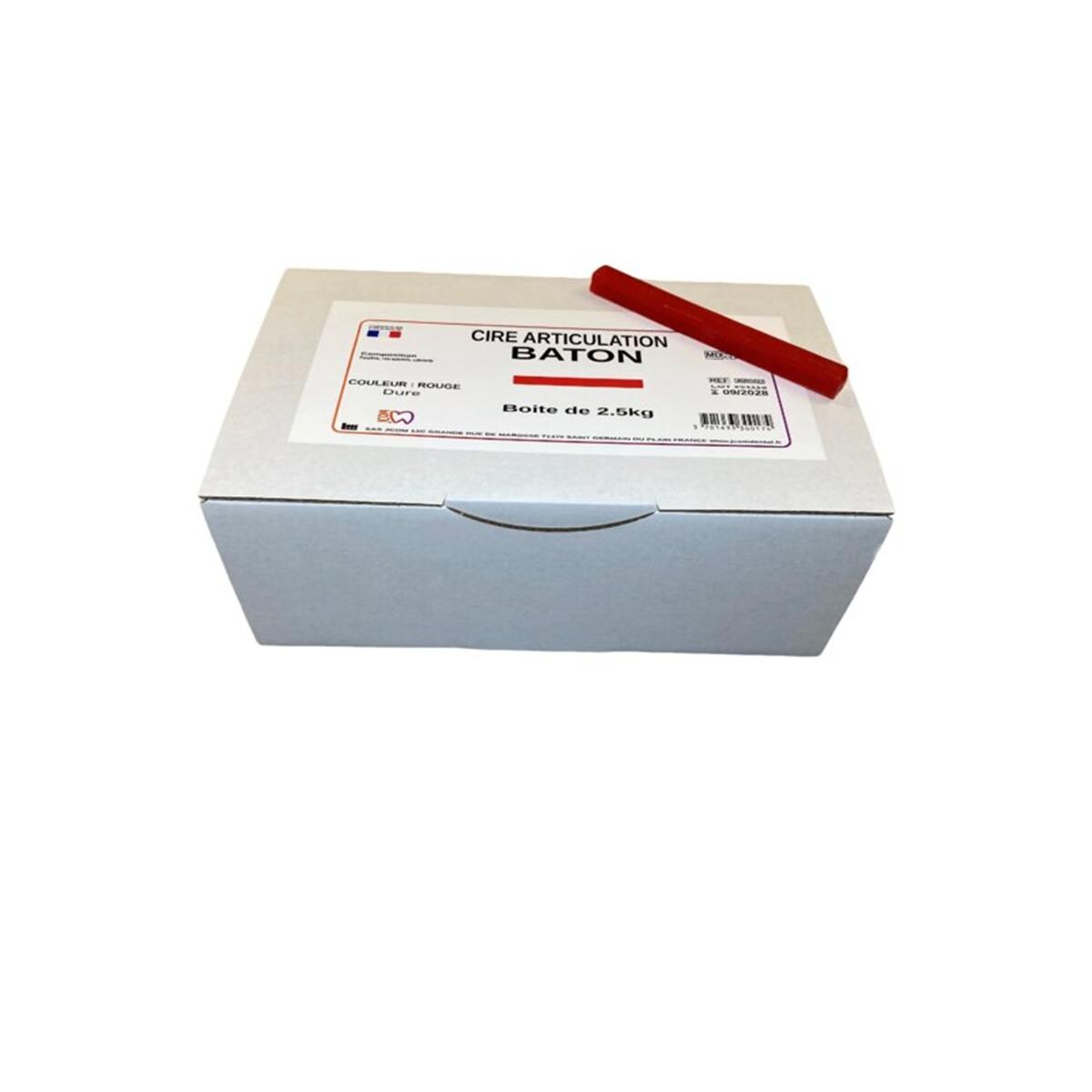 Cire Articulation - Rouge - Dure - Bo�te de 2,5kg - JCOM