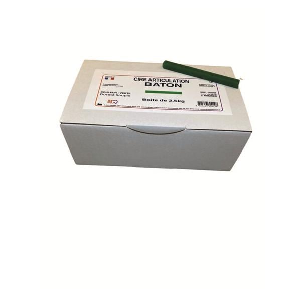 Cire Articulation - Verte - Souple - Bote de 2,5kg - JCOM