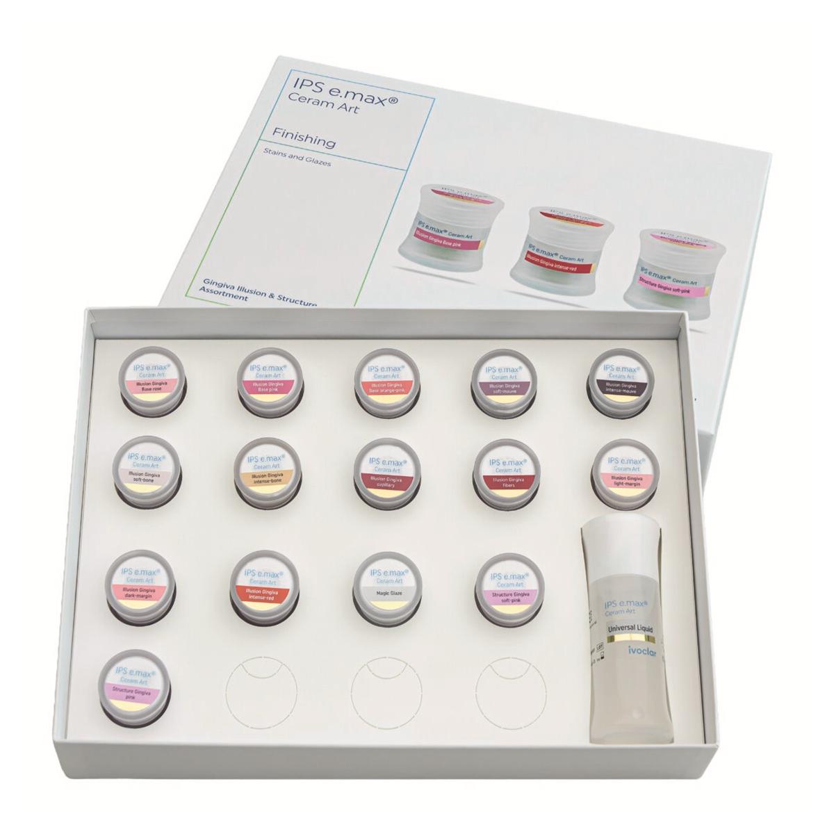 IPS e.max Ceram Art - Kit Gingiva Illusion & Structure - IVOCLAR