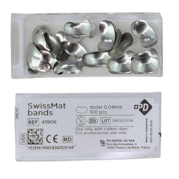 Bandes molaires - Swissmat - Produits Dentaires - 6.4 mm - 100 pices