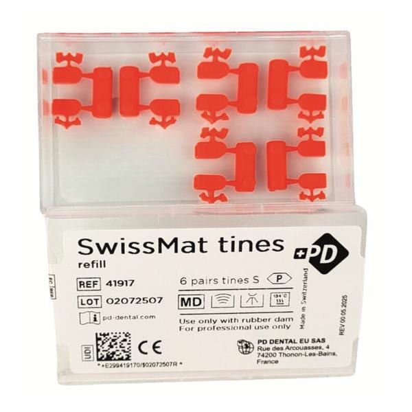 Embouts interchangeables - Swissmat - Taille S - 6 paires - Produits Dentaires