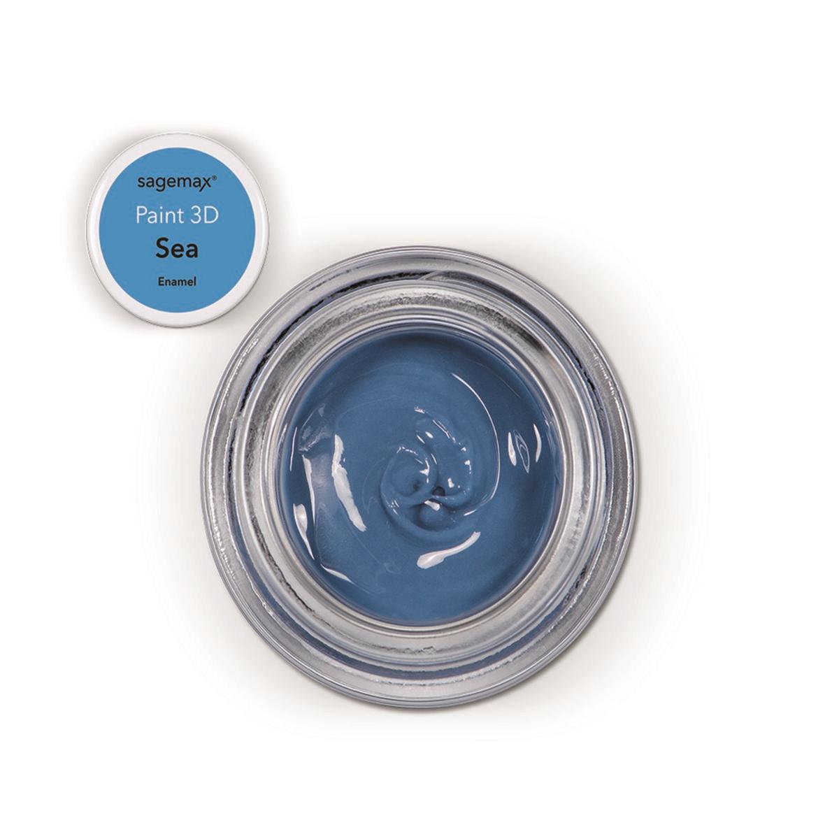 Paint 3D - Enamel 4g - Sea - SAGEMAX