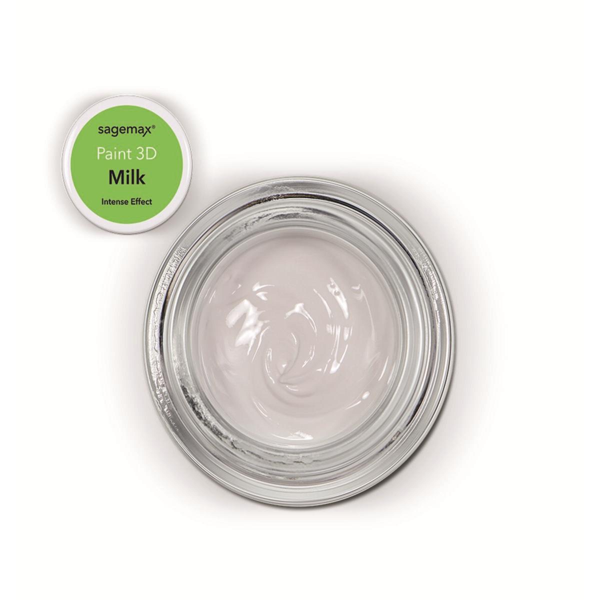 Paint 3D - Intense Effect 4g - Milk - SAGEMAX