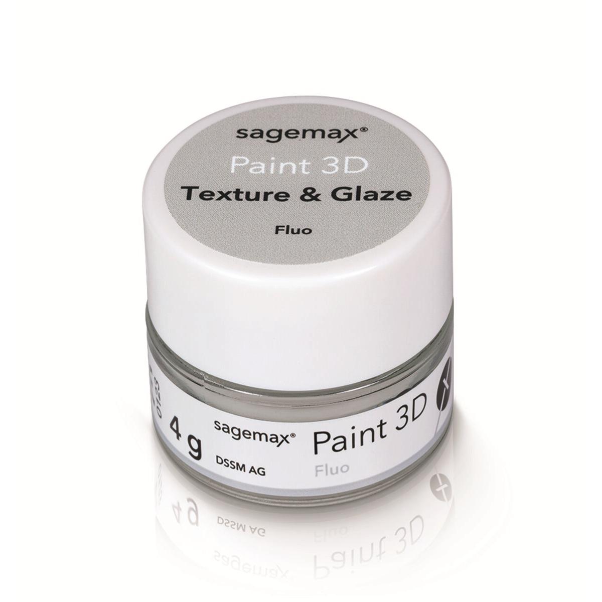 Paint 3D - Glaze 4g - Texture & Glaze Fluo - SAGEMAX