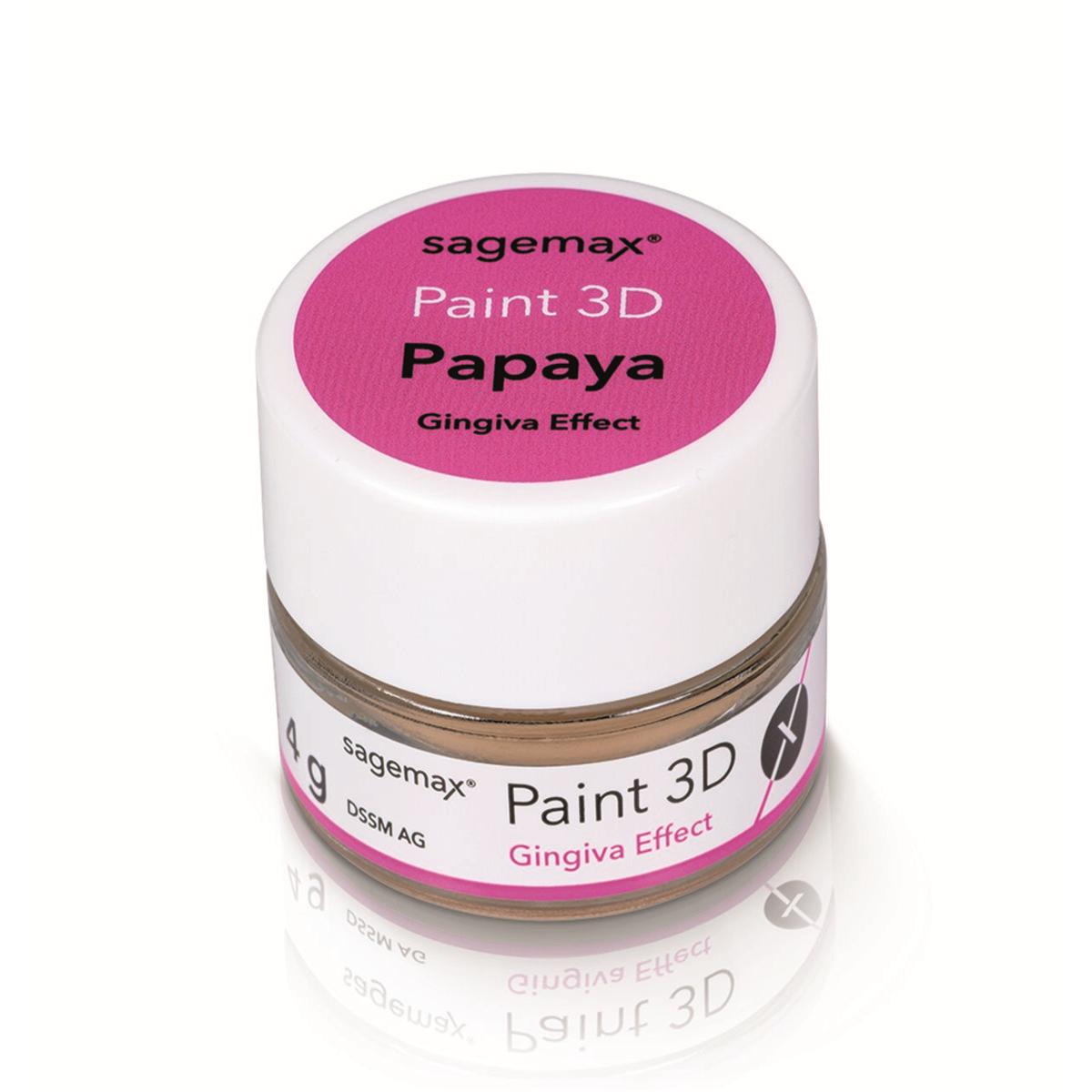 Paint 3D - Gingiva 4g - Effect Papaya - Sagemax