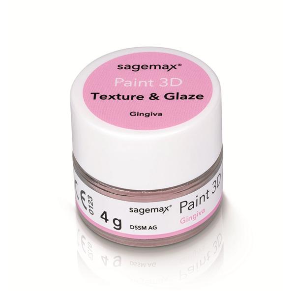 Paint 3D - Gingiva Glaze 4g - Texture et Glaze - SAGEMAX