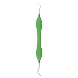 Spatule Heidemann n�1 - ASA Dental - Gamme Asa Wave - Manche vert ergonomique - Acier inox - St�rilisable 134�C - R�utilisable