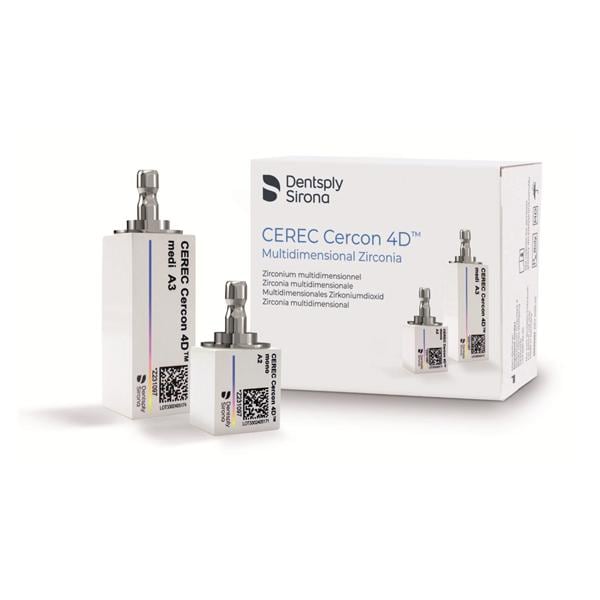 Bloc de zircone - Cerec Cercon 4D - Mono A3 - Dentsply Sirona - X4