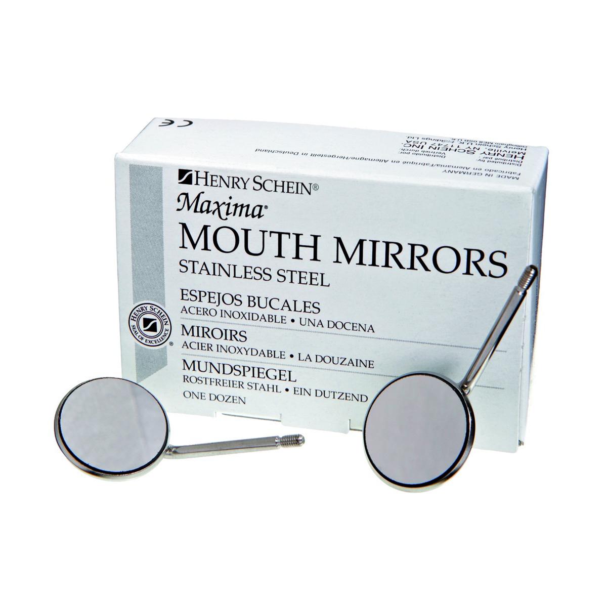Miroir Maxima HENRY SCHEIN - Rhodium Front Surface n3 - Bote de 12