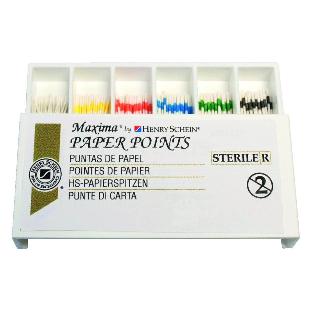 Pointes de papier Maxima HENRY SCHEIN - n15 - Bote de 200
