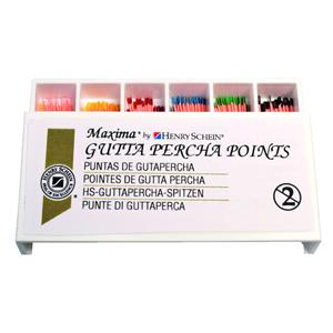 Pointes de gutta Maxima HENRY SCHEIN - n 40 - Bote de 120