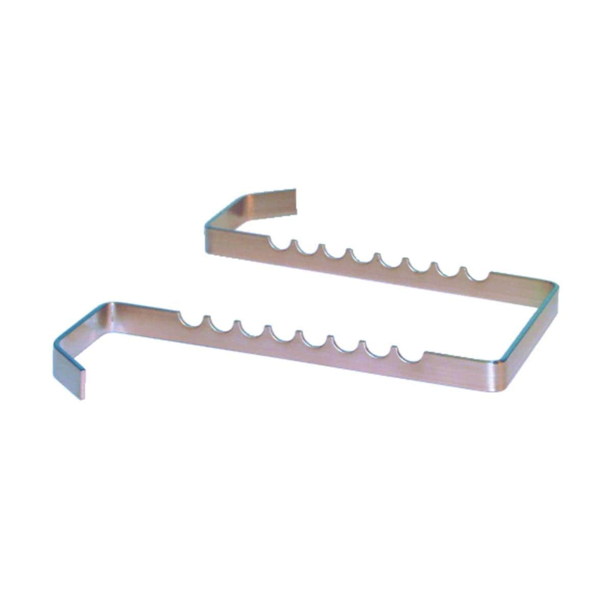 Plateau inox HENRY SCHEIN - Porte instruments 16 compartiments