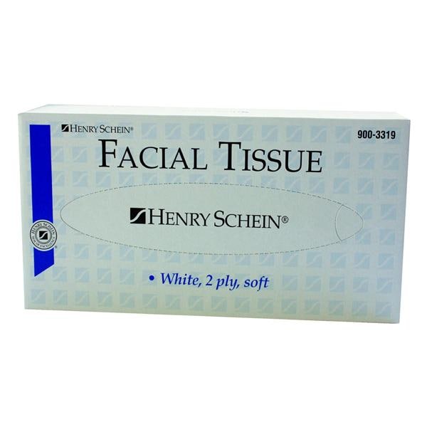 Mouchoirs Facial Tissue HENRY SCHEIN - La boite de 100 mouchoirs