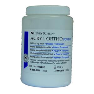 Acryl Ortho HENRY SCHEIN - Transparent - La poudre de 1 kg