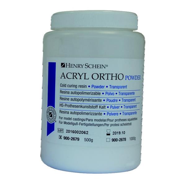 Acryl Ortho HENRY SCHEIN - Transparent - La poudre de 1 kg