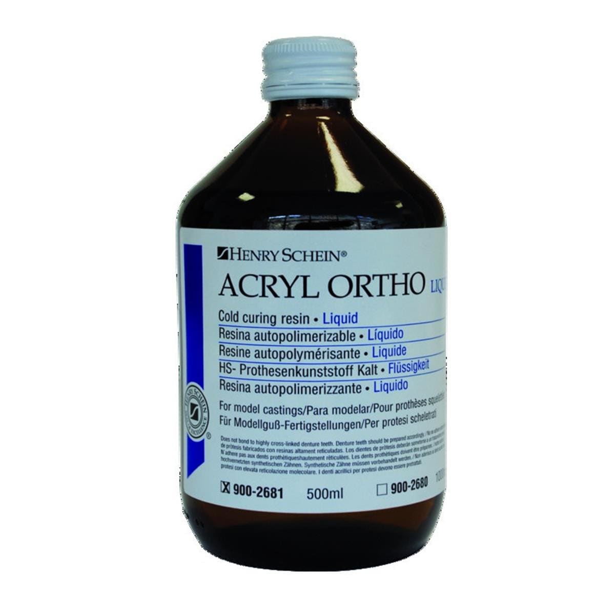 Acryl Ortho HENRY SCHEIN - Transparent - Le liquide de 500 ml