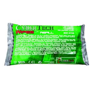 Cyber Wipes CYBERTECH - Menthe - Recharge de 100