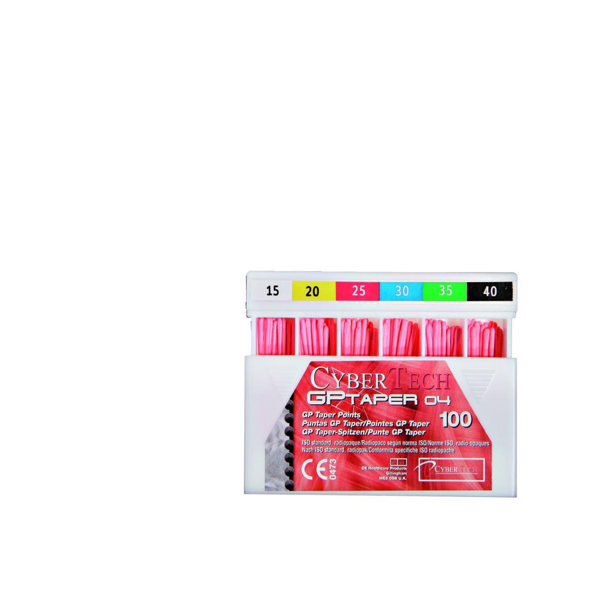 Pointes de Gutta Taper CYBERTECH - 6% - n 35 - Bote de 100