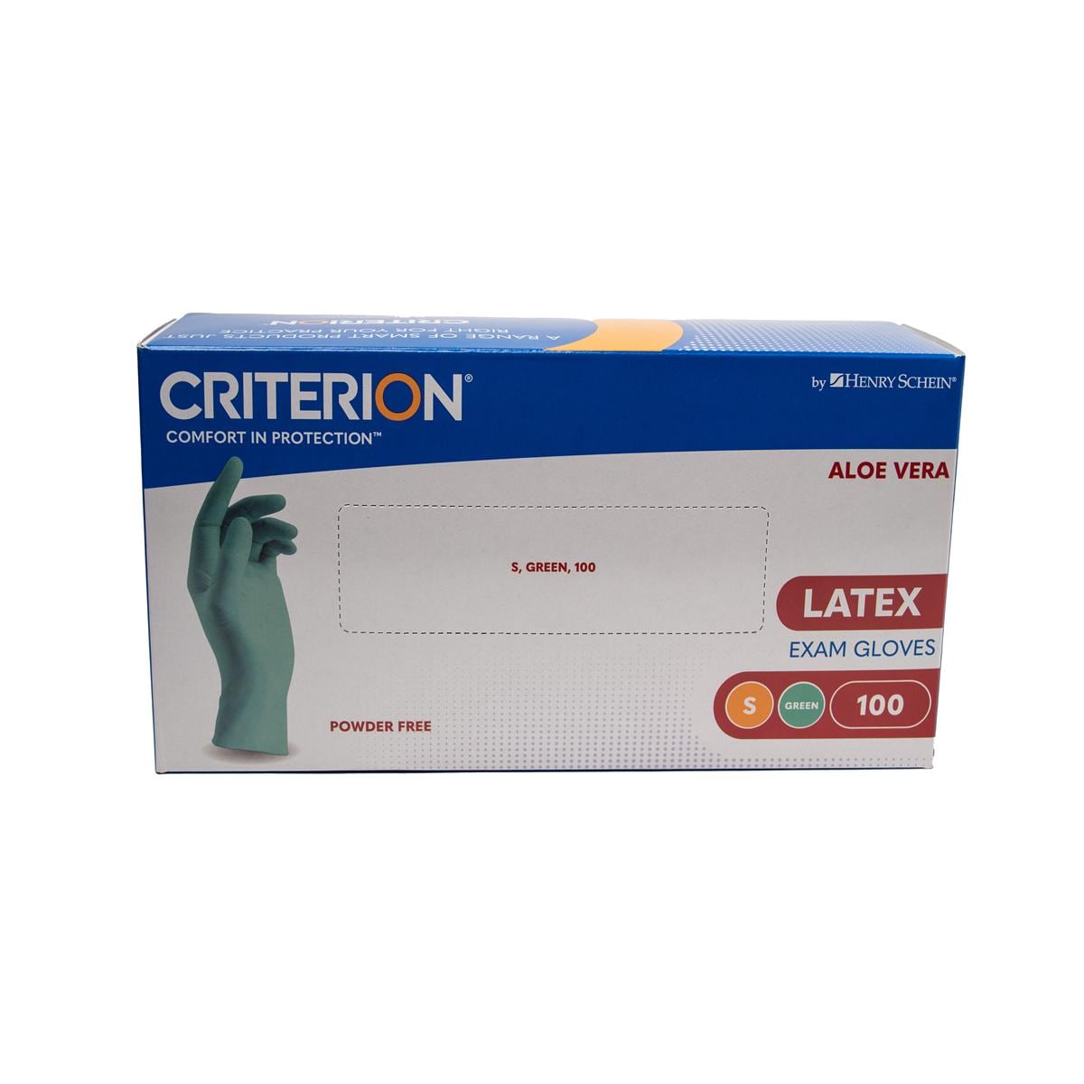 Gants latex sans poudre Alo HENRY SCHEIN - Taille S - Bote de 100