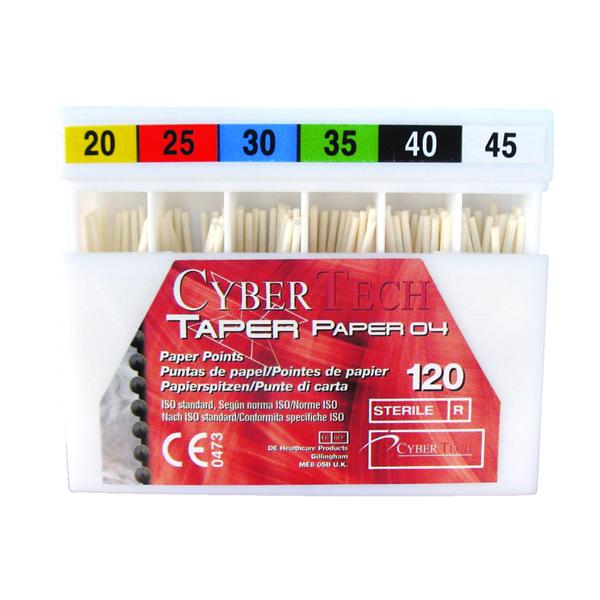 Pointes de papier Taper CYBERTECH - 4% - n 20  45 - Bote de 120