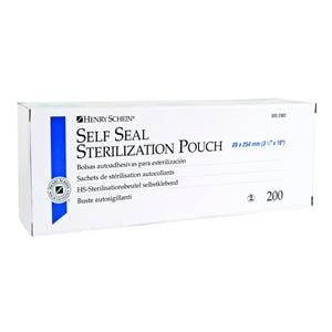 Sachets mixtes nylon papier HENRY SCHEIN - 83 x 159 mm - Bote de 200
