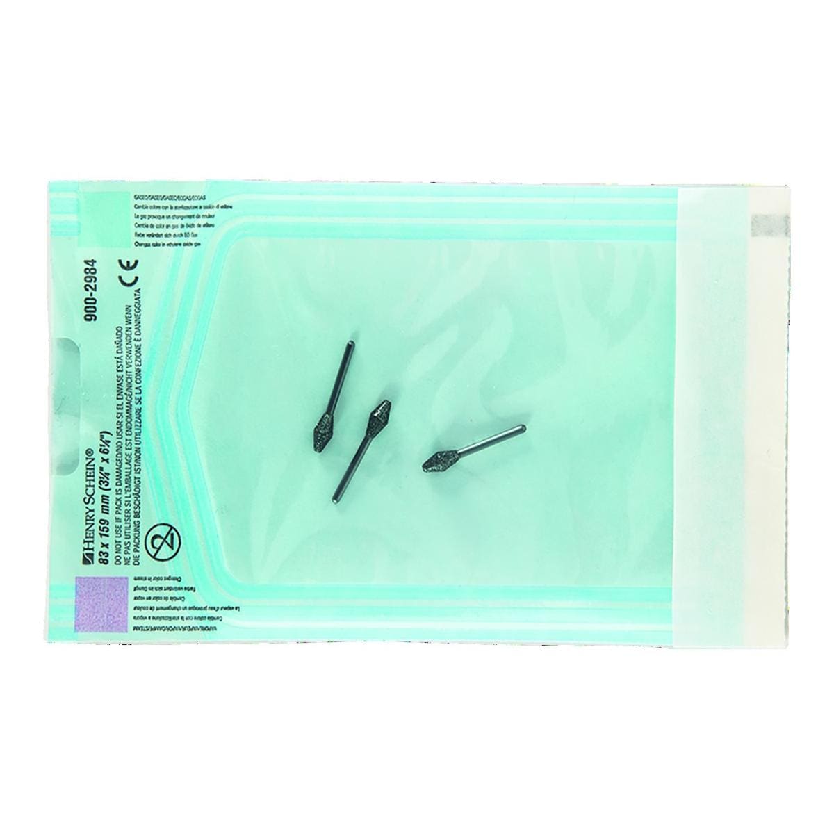 Sachets mixtes nylon papier HENRY SCHEIN - 83 x 159 mm - Bote de 200