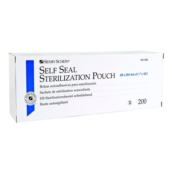 Sachets mixtes nylon papier HENRY SCHEIN - 83 x 159 mm - Bote de 200