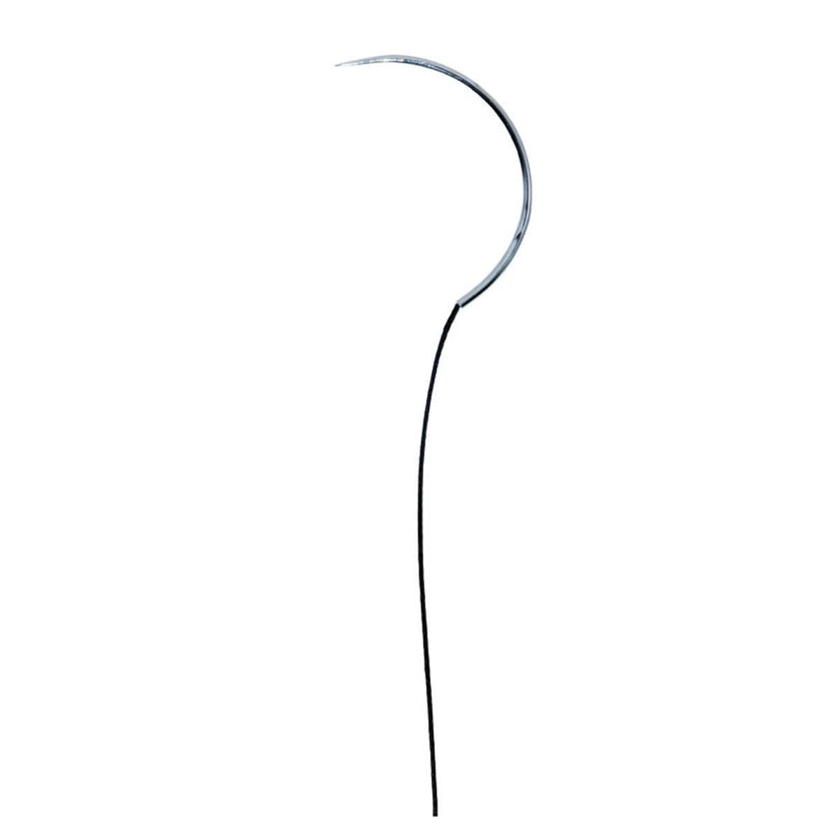 Fil de soie noire strile HENRY SCHEIN - 22mm - 3/0 - Bote de 12