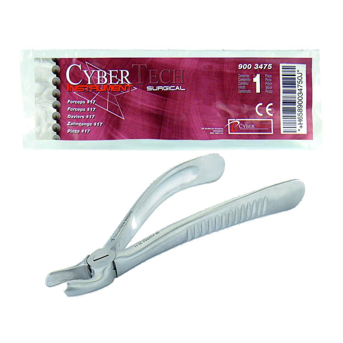 Davier pour adulte CYBERTECH - Molaires suprieures droites n17