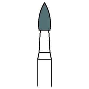 Fraise  finir HENRY SCHEIN - FG 014 - 3,5mm - Blister de 5