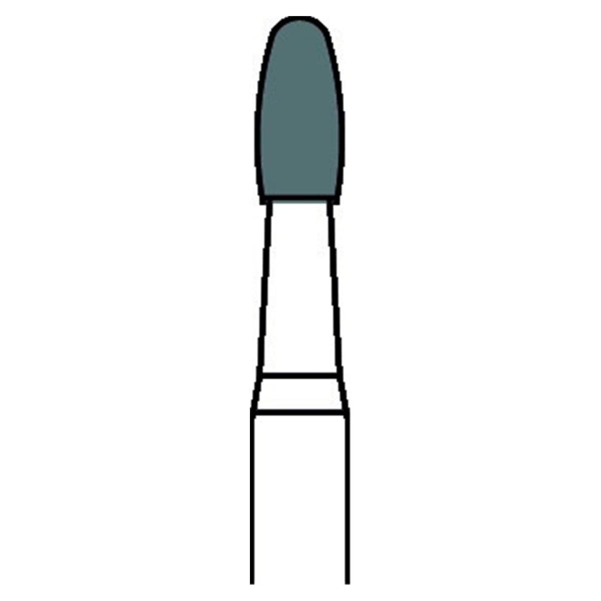 Fraise  finir HENRY SCHEIN - FG 014 - 3,3mm - Blister de 5