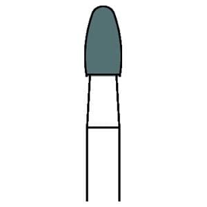 Fraise  finir HENRY SCHEIN - FG 018 - 3,7mm - Blister de 5