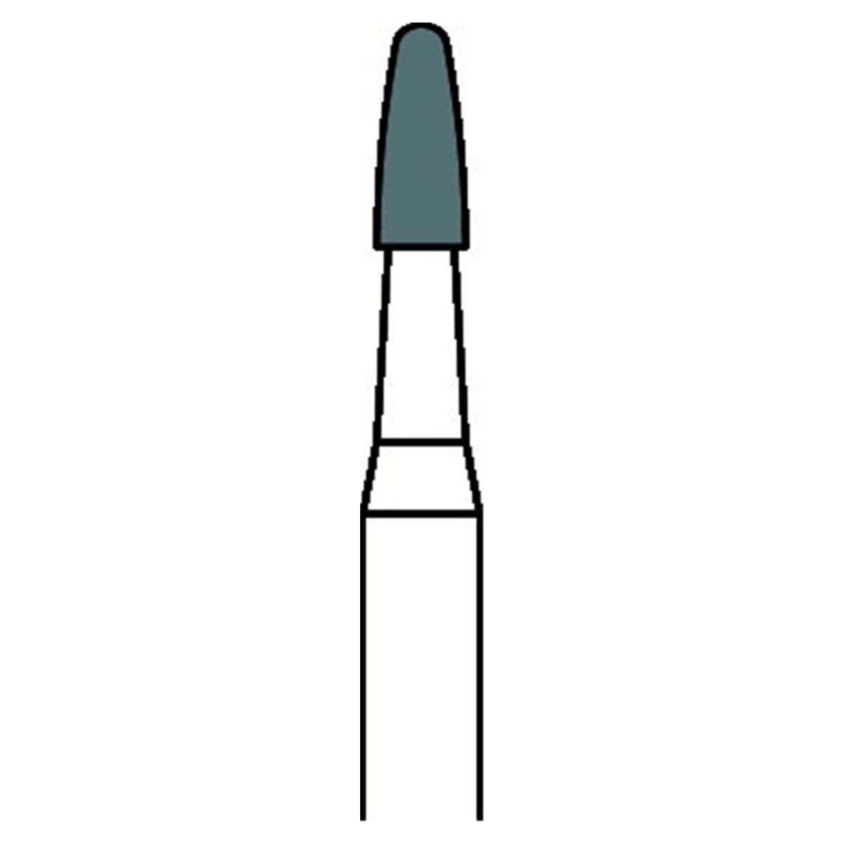 Fraise  finir HENRY SCHEIN - FG 012 - 3,4mm - Blister de 5