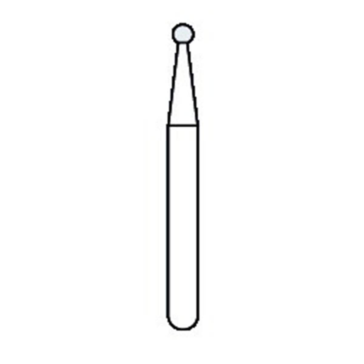 Fraise Maxima Tungstne HENRY SCHEIN - Boule 010 - Blister de 10