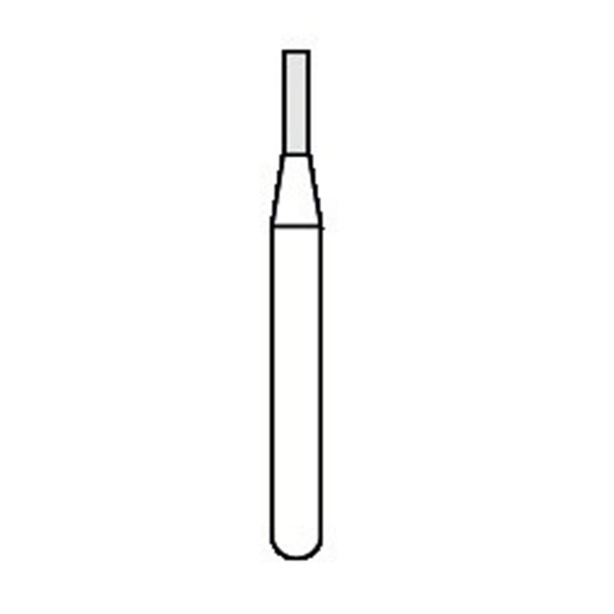 Fraise Maxima Tungstne HENRY SCHEIN - Fissure cylindrique 008 - Blister de 10