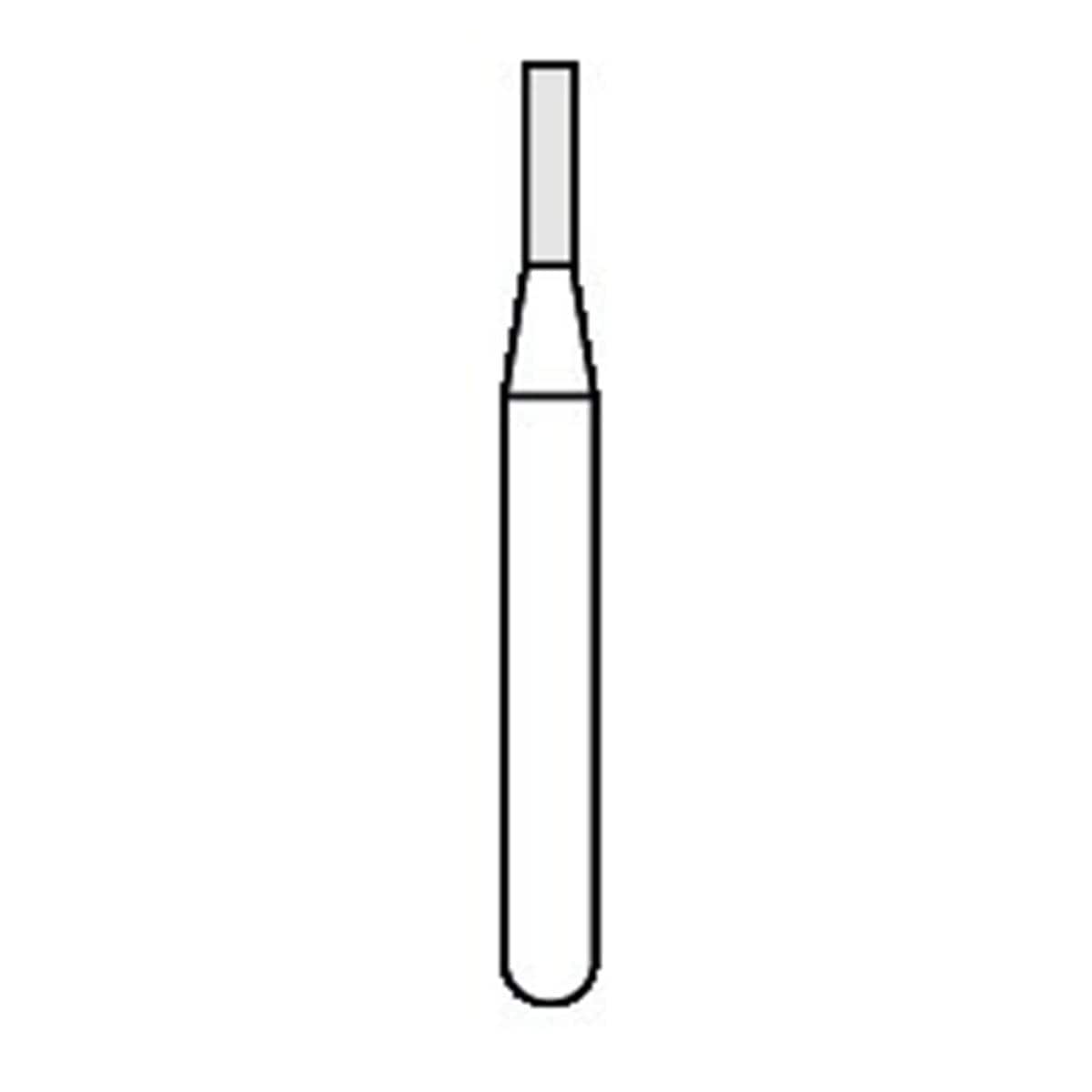 Fraise Maxima Tungstne HENRY SCHEIN - Fissure cylindrique 010 - Blister de 10