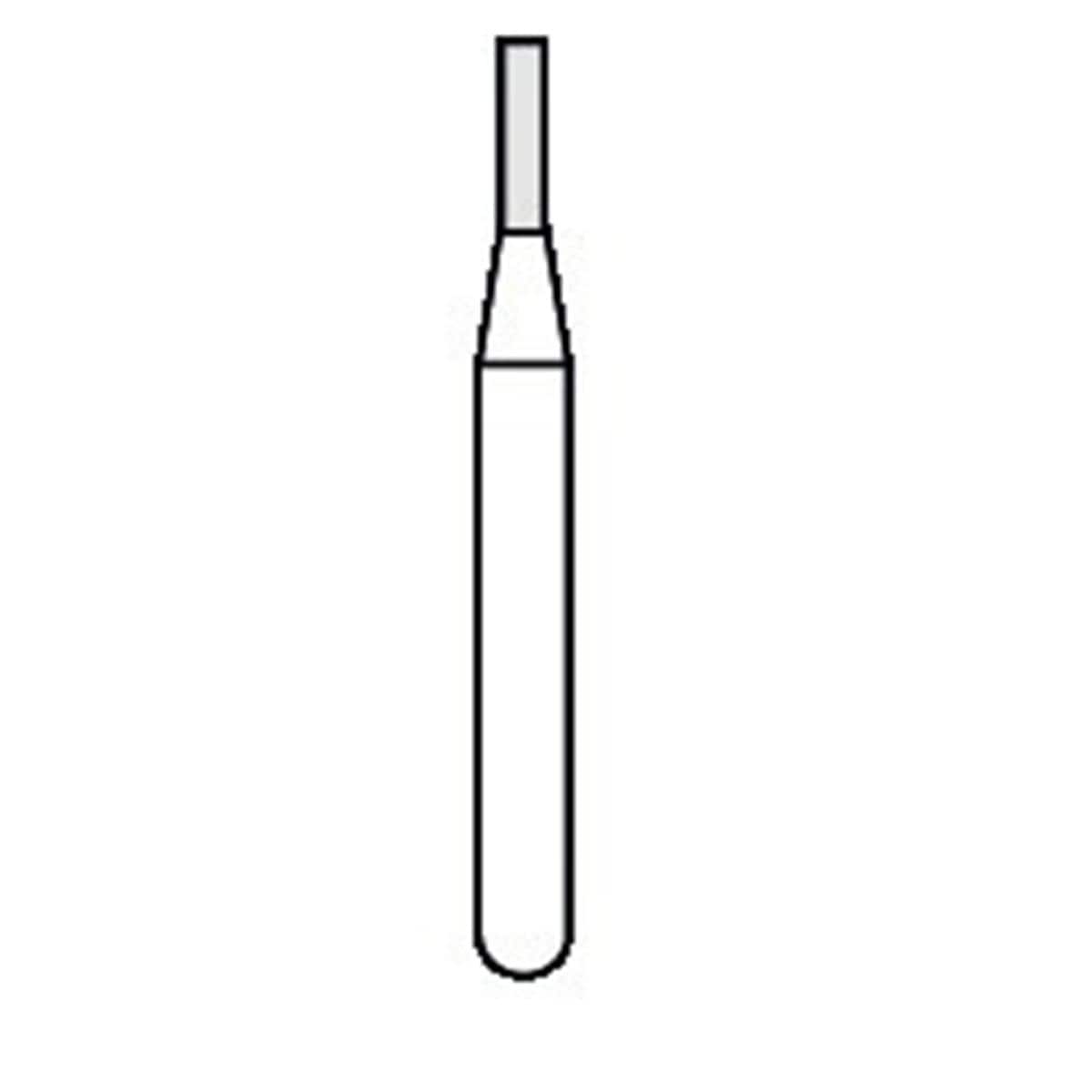 Fraise Maxima Tungstne HENRY SCHEIN - Fissure cylindrique 008 - Blister de 10