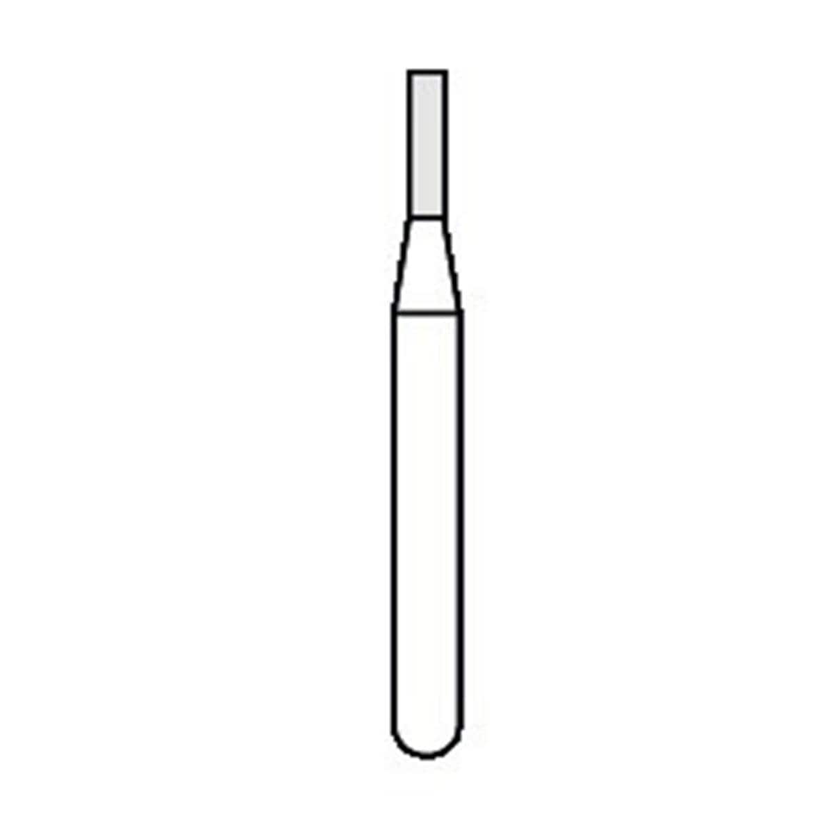 Fraise Maxima Tungstne HENRY SCHEIN - Fissure cylindrique 010 - Blister de 10