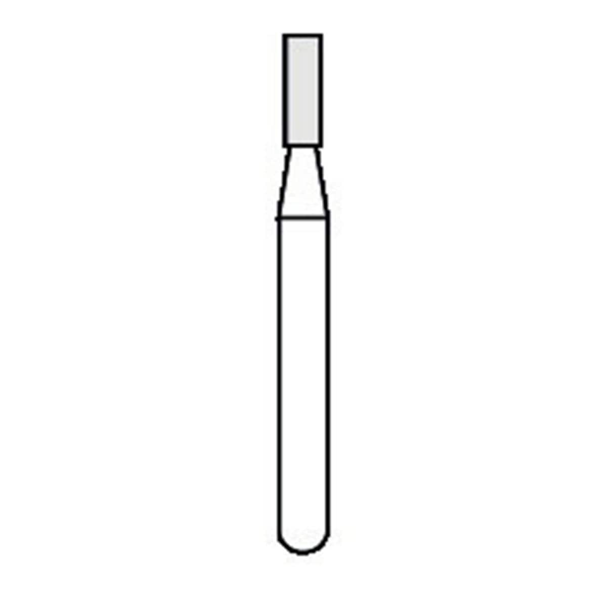 Fraise Maxima Tungstne HENRY SCHEIN - Fissure cylindrique 012 - Blister de 10