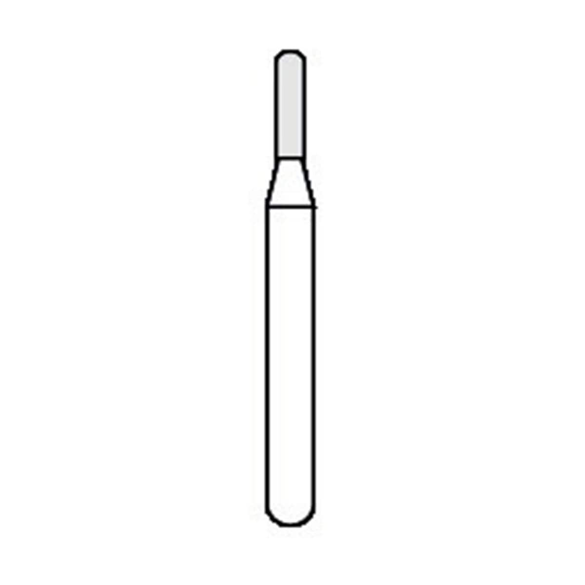Fraise Maxima Tungstne HENRY SCHEIN - Fissure cyl. bout rond 010 - Blister de 10