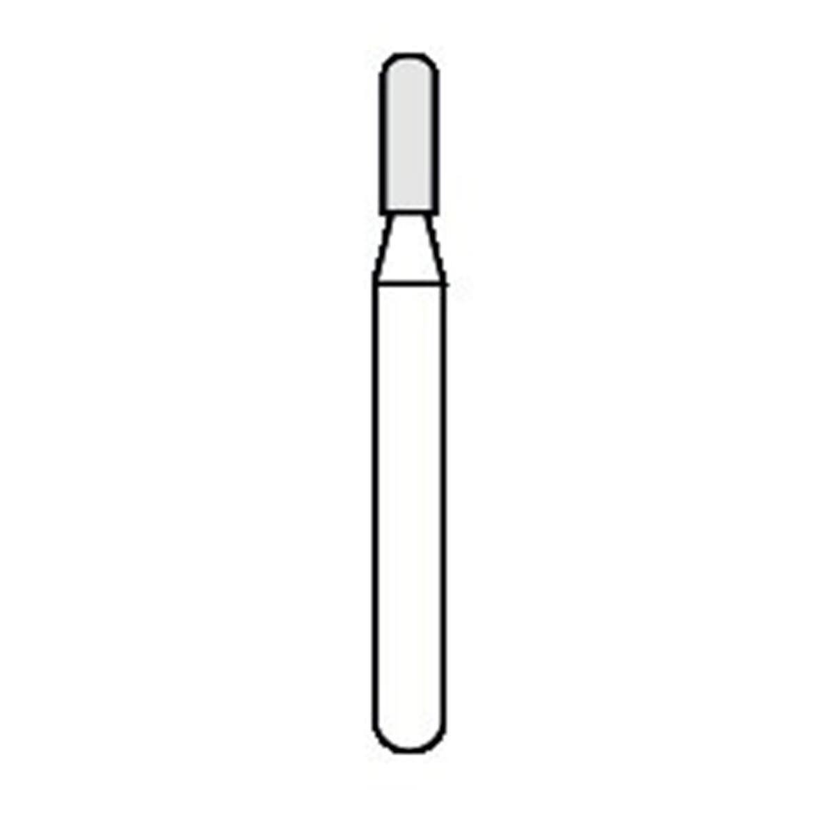 Fraise Maxima Tungstne HENRY SCHEIN - Fissure cyl. bout rond 010 - Blister de 10